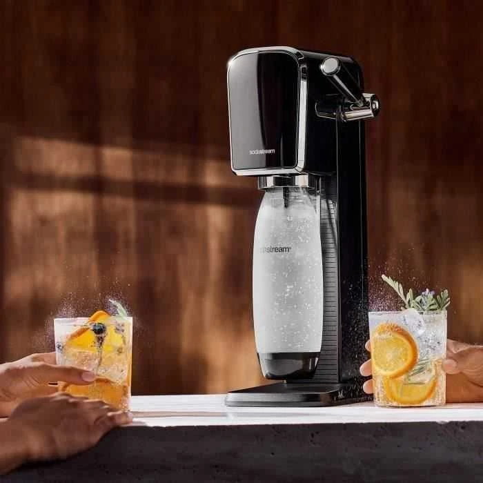 Gazuotų gėrimų gaminimo aparatas SodaStream Art, Juodas