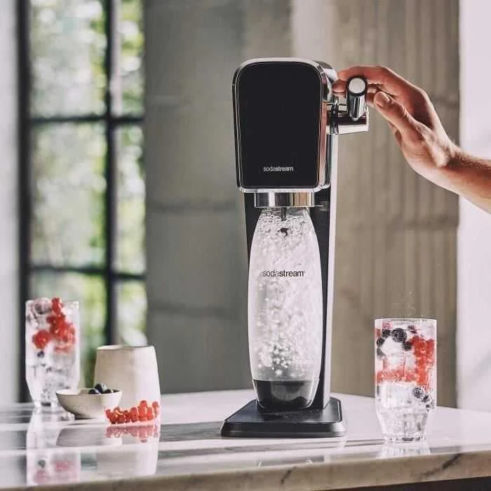 Gazuotų gėrimų gaminimo aparatas SodaStream Art, Juodas