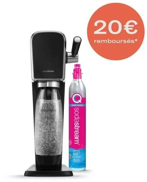 Gazuotų gėrimų gaminimo aparatas SodaStream Art, Juodas