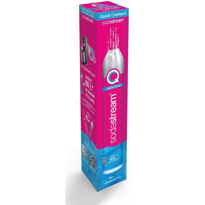 SodaStream Quick Connect CO2 angliarūgštės cilindras 60L, rožinis