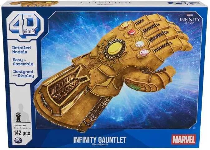 Spin Master MARVEL 4D dėlionė „Begalybės pirštinė“