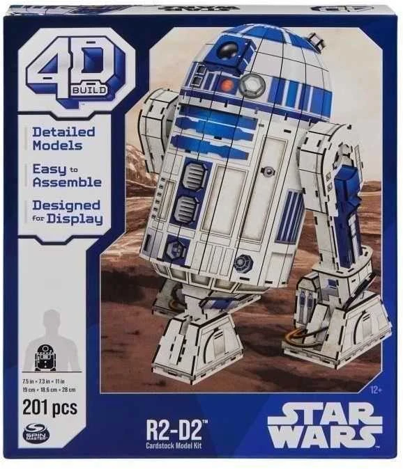 Spin Master STAR WARS 4D dėlionė „Žvaigždžių karai: R2D2“