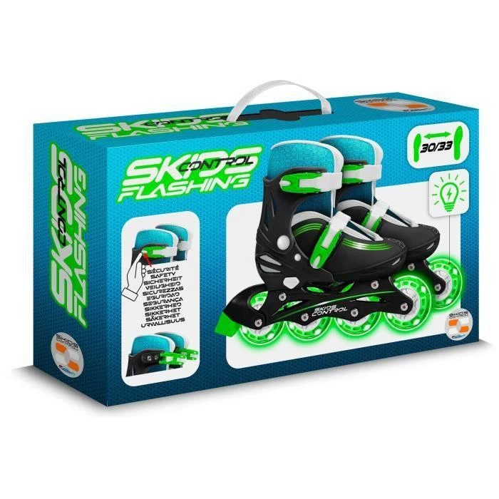 Skids Control Slydimo kontrolė - Įdėklai su apšvietimu. Reguliuojamas dydis 30-33 (60226)
