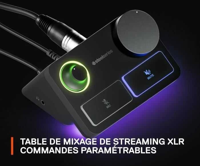 SteelSeries | Gaming Mikrofonas | Alias Pro | Juodas