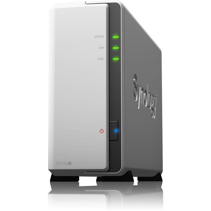 Serveris SYNOLOGY DS120 1-Bay NAS-case
