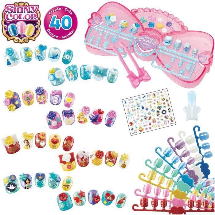 Vaikiškas nagų dekoravimo rinkinys Epoch Aquabeads Disney Princess