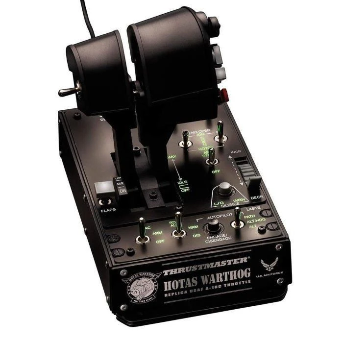 Thrustmaster | Hotas Warthog dvigubi droseliai | Juodas