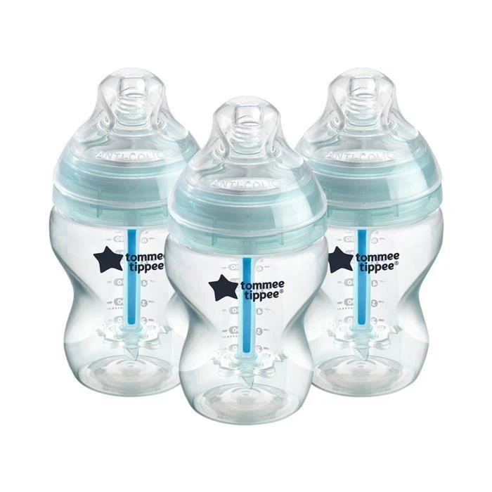Tommee Tippee TOMMEE TIPPE buteliukas ADVANCED ANTI-COLIC, 260 ml, 3 vnt., 422746