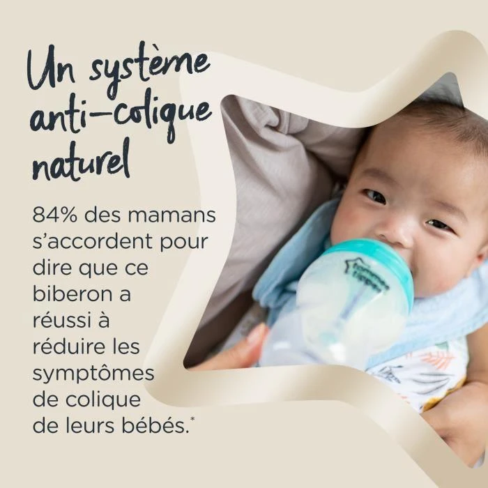 TOMMEE TIPPEE žindukai vidutinės srovės ANTI-COLIC, 2 vnt., 42112853