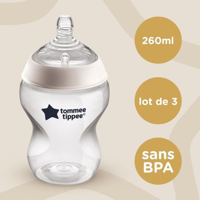 Tommee Tippee Natural Start buteliukai nuo pilvo dieglių 260 ml 3 vnt 0m+