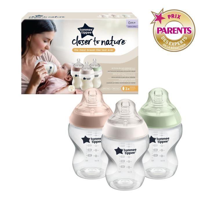 Tommee Tippee Natural Start buteliukai nuo pilvo dieglių 260 ml 3 vnt 0m+