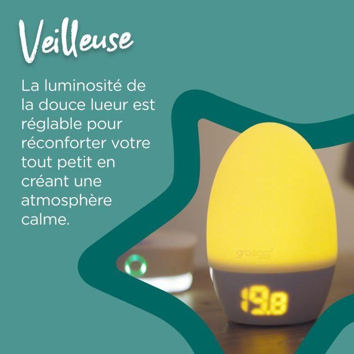 TOMMEE TIPPEE spalvą keičiantis kambario termometras ir naktinė lemputė GROEGG2, USB-Powered, 0 m+, multicolour, 491353