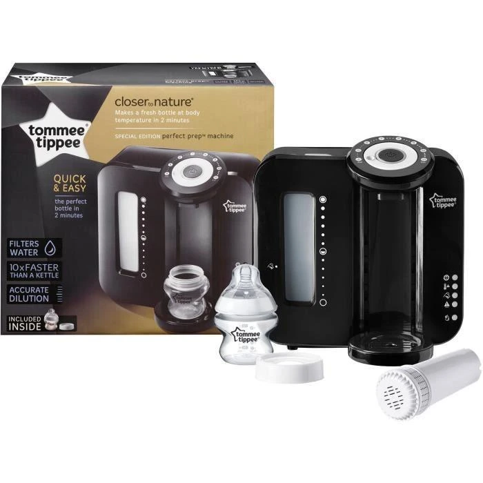 Tommee Tippee Perfect Prep Pieno mišinukų paruošimo aparatas, Juodos spalvos, 42372610