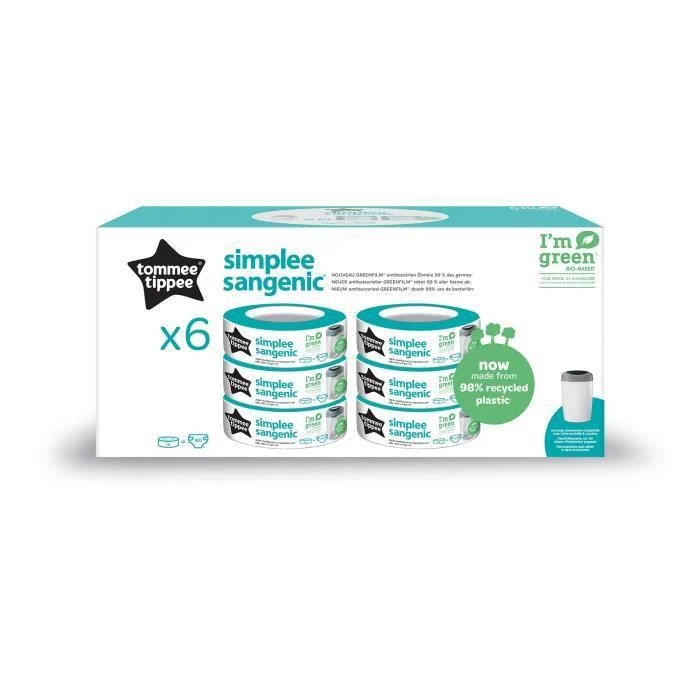 Atsarginė dalis Tommee Tippee Simplee Sangenic 6 vnt.