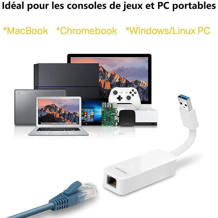 TP-LINK greito Ethernet USB 3.0 adapteris