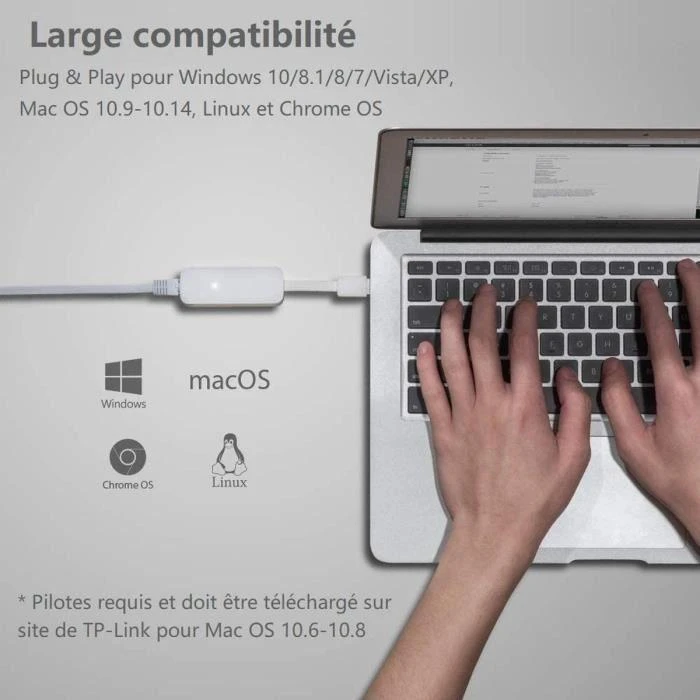 TP-LINK greito Ethernet USB 3.0 adapteris