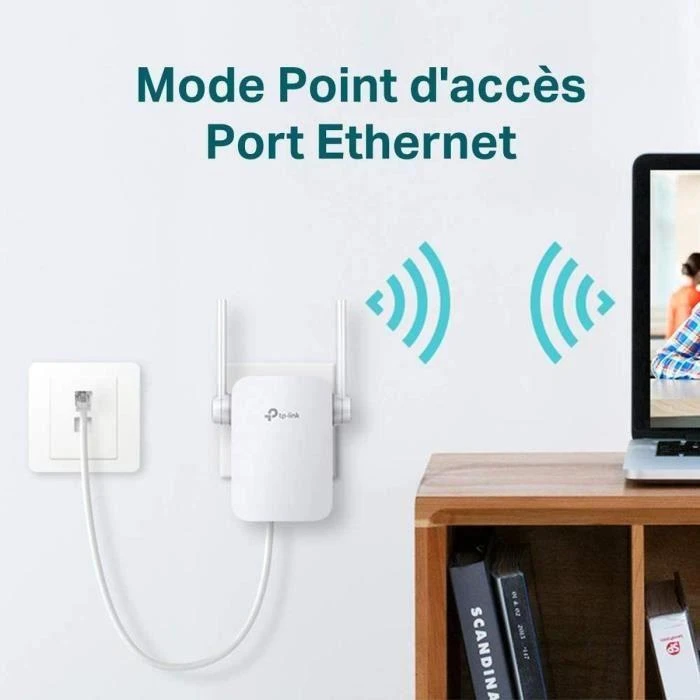 Signalo stiprintuvas TP-Link AC1200 Wi-Fi Range Extender