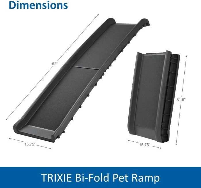 TRIXIE Rampa gyvūnams, 40x156 cm, 90 kg, juoda 3939