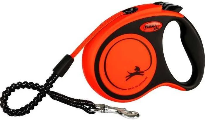 Trixie Flexi Xtreme šunų pavadėlis, S, iki 20 kg, 5 m, oranžinis