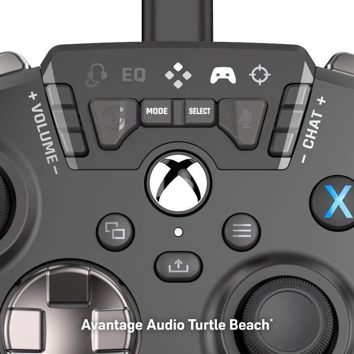 Turtle Beach žaidimų pultas Recon Cloud/ Wired Game Controller with Bluetooth for Xbox Series X|S, Xbox One, Windows, Android Mobile Devices/Juodos spalvos aprašymas - Prekės nuotrauka