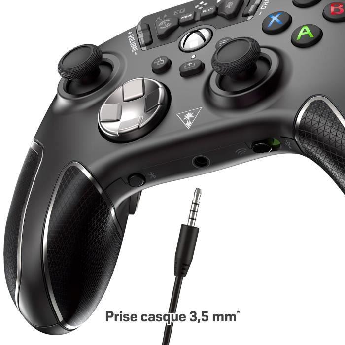 Turtle Beach žaidimų pultas Recon Cloud/ Wired Game Controller with Bluetooth for Xbox Series X|S, Xbox One, Windows, Android Mobile Devices/Juodos spalvos aprašymas - Prekės nuotrauka