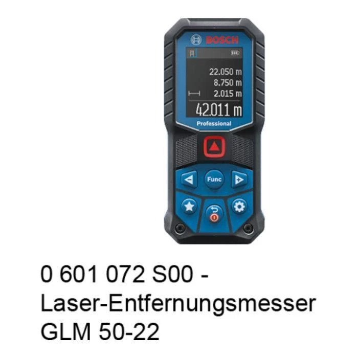 Bosch lazerinis atstumo matuoklis GLM 50-22 2x1.5V, 0,05-50m
