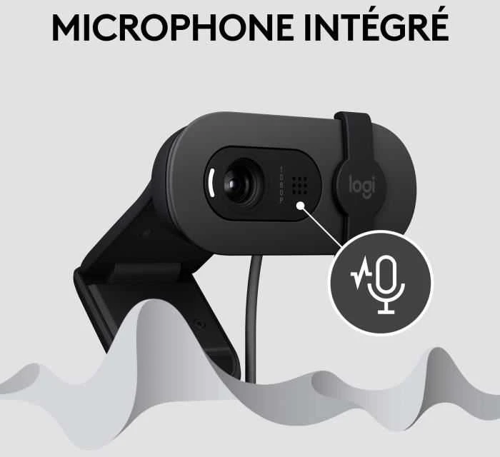 Internetinė kamera Logitech BRIO 100, grafito spalvos