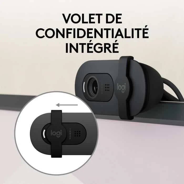 Internetinė kamera Logitech BRIO 100, grafito spalvos
