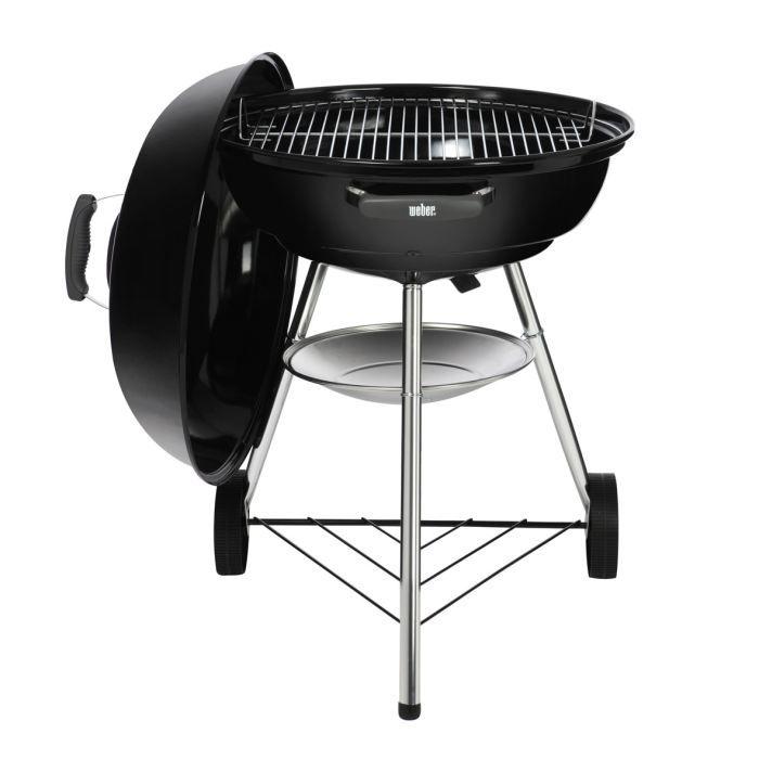 Weber Charcoal Grilis Compact Virdulys 57 cm juodas Juodas (1321004)