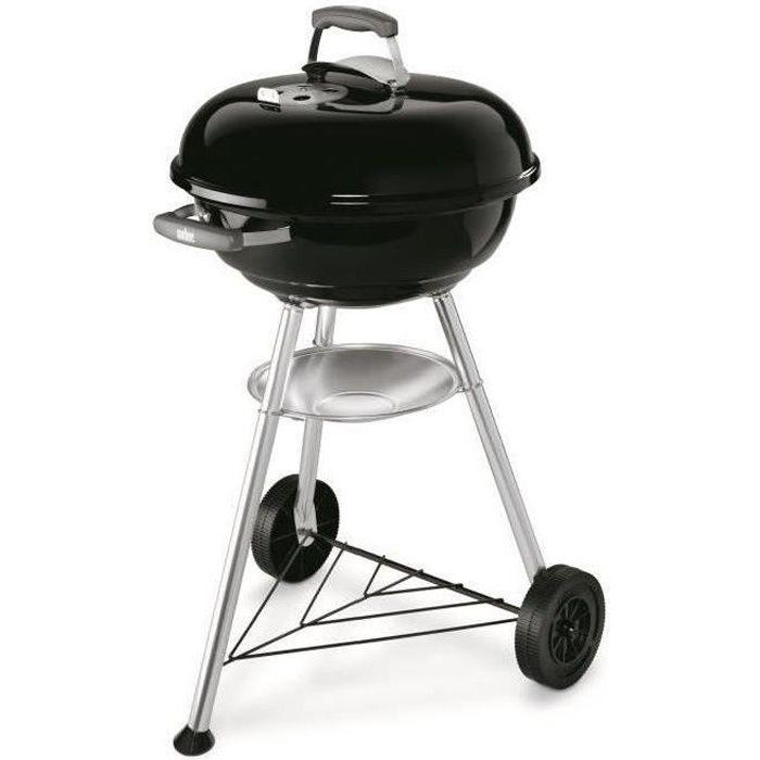 Weber Charcoal Grilis Compact Virdulys 47 cm juodas Juodas (1221004)