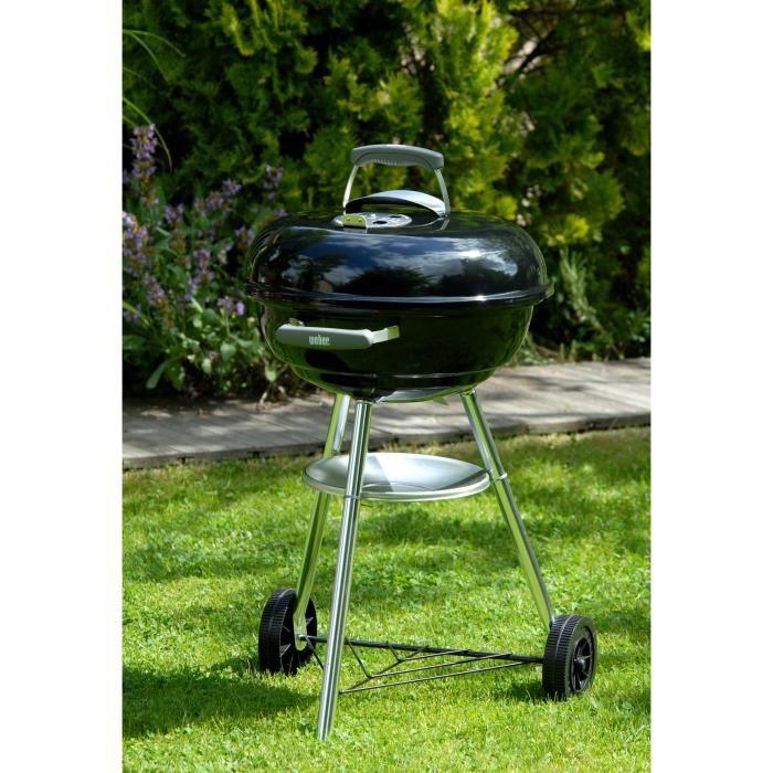 Weber Charcoal Grilis Compact Virdulys 47 cm juodas Juodas (1221004)