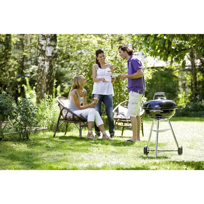 Weber Charcoal Grilis Compact Virdulys 47 cm juodas Juodas (1221004)