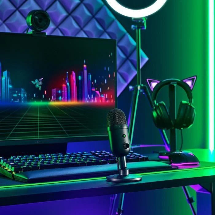 Razer | Srautinio perdavimo mikrofonas | Seiren V2 X | Juodas | Laidinis