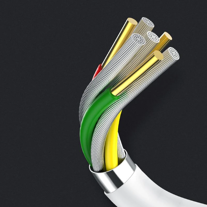 USAMS U23 MICRO-USB greito įkrovimo laidas 2A, Baltas