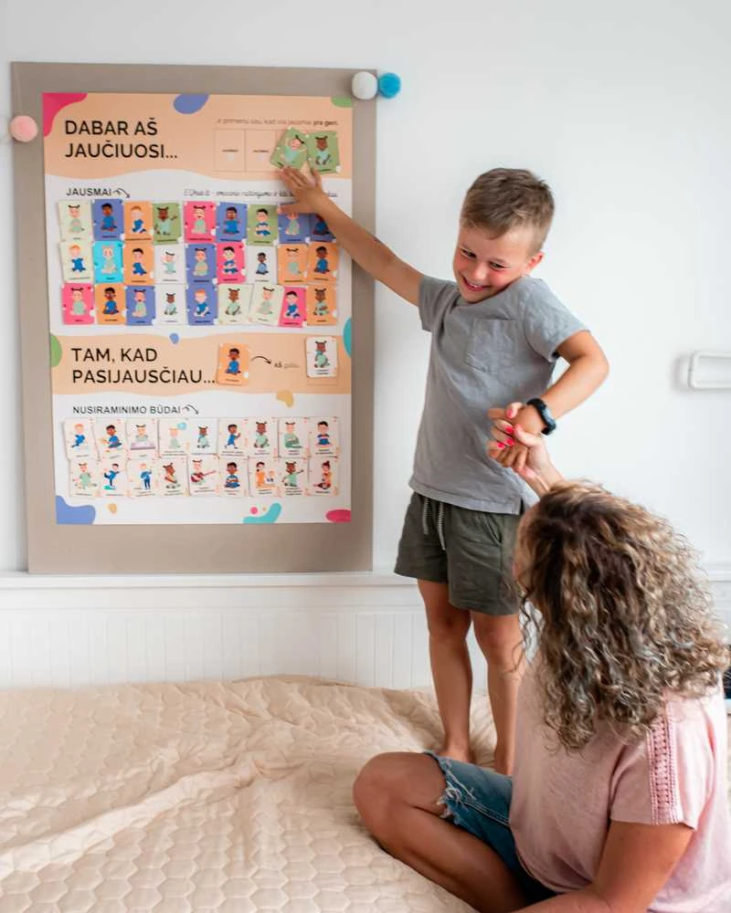 EQhub Emocijų pažinimo ir nusiraminimo kampelis