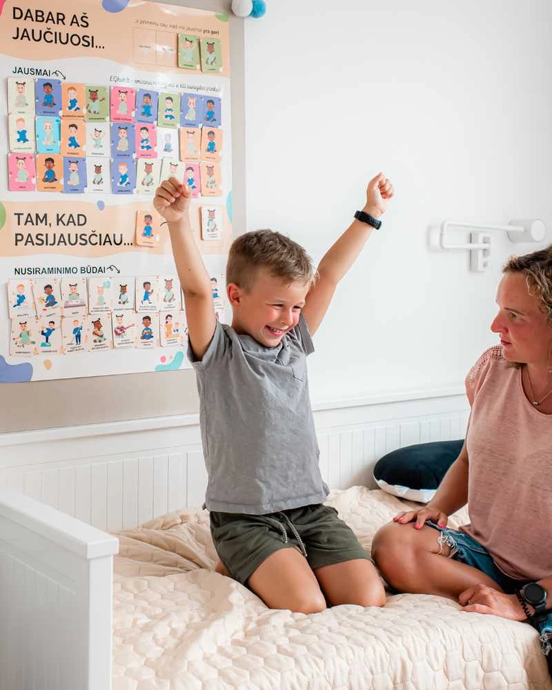 EQhub Emocijų pažinimo ir nusiraminimo kampelis