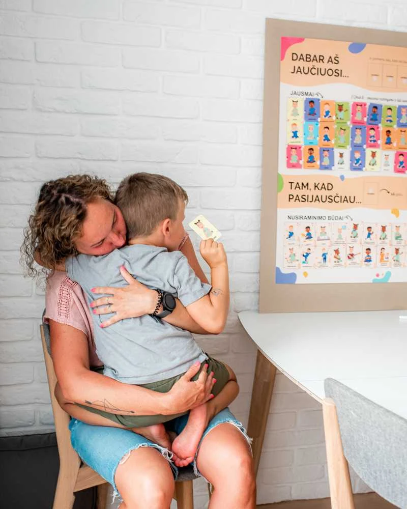 EQhub Emocijų pažinimo ir nusiraminimo kampelis
