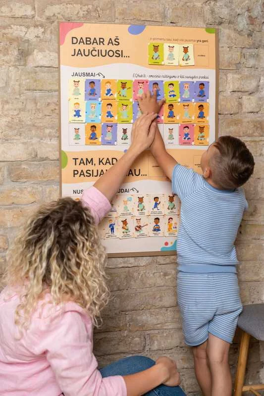EQhub Emocijų pažinimo ir nusiraminimo kampelis