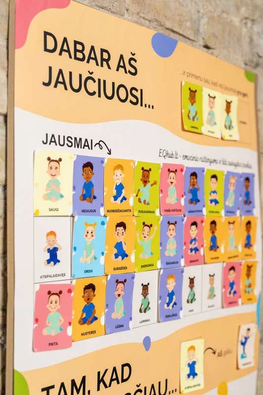 EQhub Emocijų pažinimo ir nusiraminimo kampelis