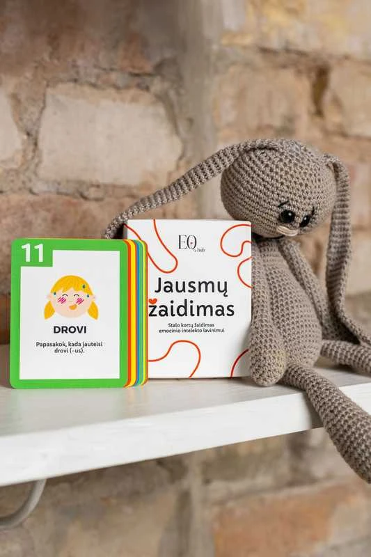 EQhub „Jausmų žaidimas“ - stalo kortų žaidimas EQ lavinimui