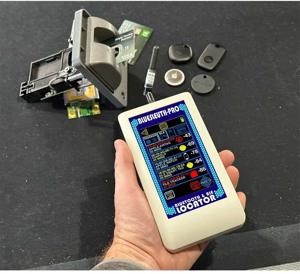 BlueSleuth-Pro Bluetooth and BLE detektorius