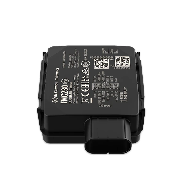 FMC230 TELTONIKA 4G GPS SEKLYS, SIM kortelė: Nepridėti, Serveris : Serveris (metinis mokestis) +12 Eur