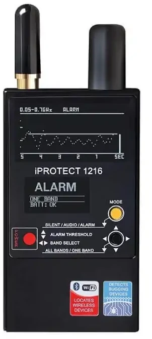iProtect 1216 – Profesionalus RF detektorius