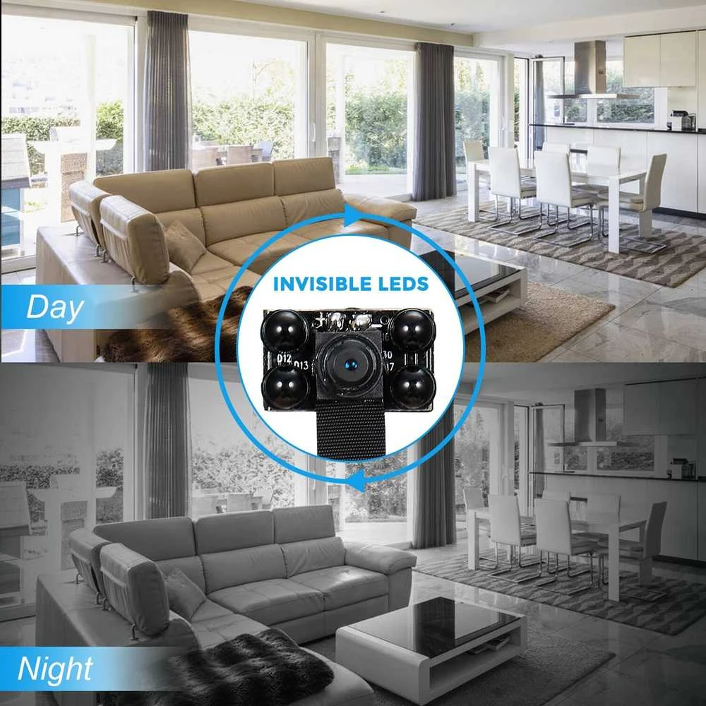 WIFI kameros FULL HD modulis, SD kortelė: 64 GB (+20 Eur)