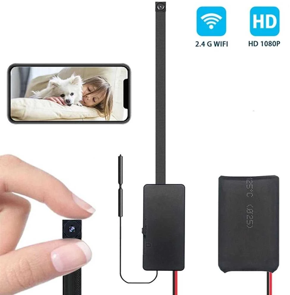 WIFI kameros modulis "Look Cam Pro", Akumuliatoriai: 1500 mAh (~5 val), Atminties kortelės talpa: 128 Gb Micro SD (+36 Eur), Maitinimo adapteris: 12-5V (+14 Eur)