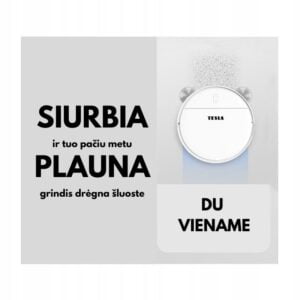 Dulkių siurblys - robotas Tesla RoboStar IQ100, Baltas (Atnaujinta) aprašymas - Prekės nuotrauka
