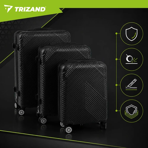 3-in-1 suitcase set - juodas Trizand 26661