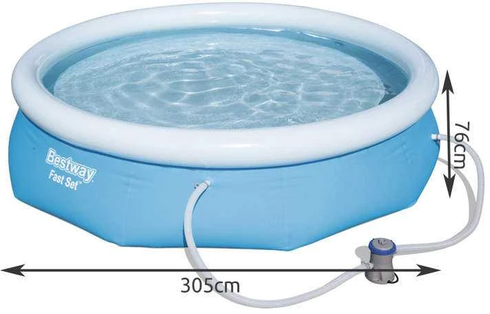 Baseinas su siurbliu Bestway 57270 305x76cm