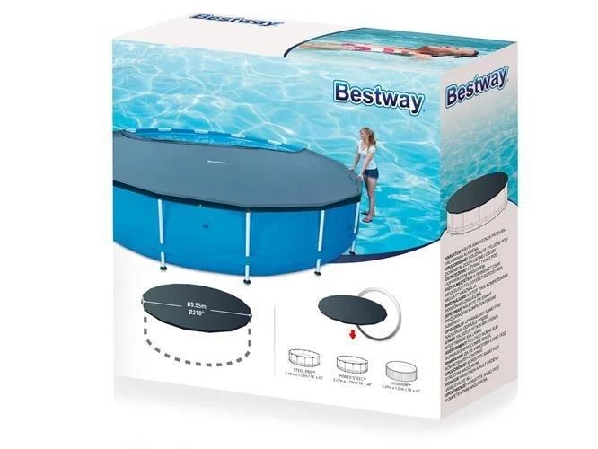 Bestway Flowclear Fast Set Baseino uždangalas, 555cm
