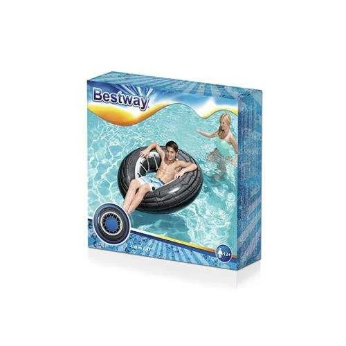 Bestway 36102 plūduriuojantis gaminys baseinui / paplūdimiui Juoda, Pilka Plaukimo ratas Atvaizdas Vinilas